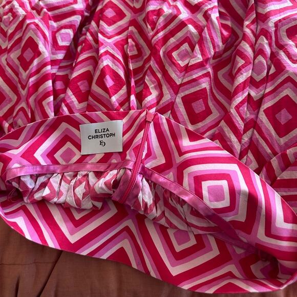 Eliza Christoph Njeri Geometric Poplin Skirt - Picture 6 of 12